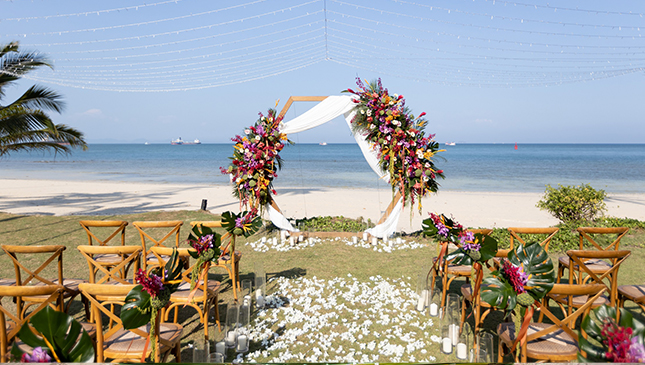 Have your wedding on our beach.
